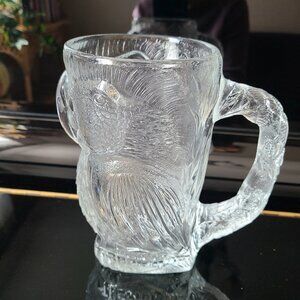 Vintage Luminarc USA Parrot Beer Glass Mug from Tropicana Casino Las Vegas.